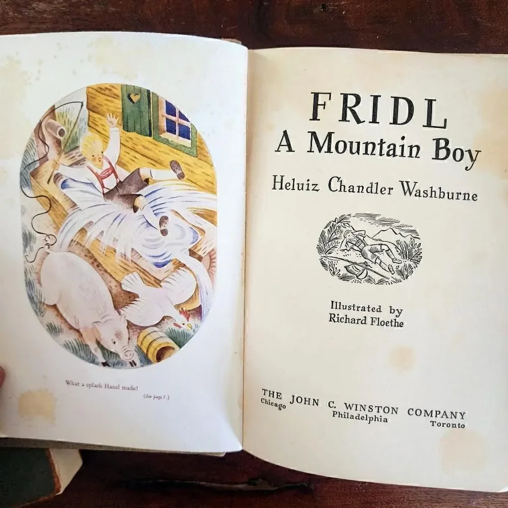 Fridl A Mountain Boy Washburne 1939 book